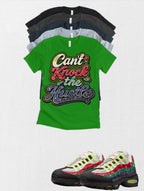 Air Max 95 Paisley Can’t Knock the Hustle Unisex Match T-Shirt – Bold Streetwear Statement Tee