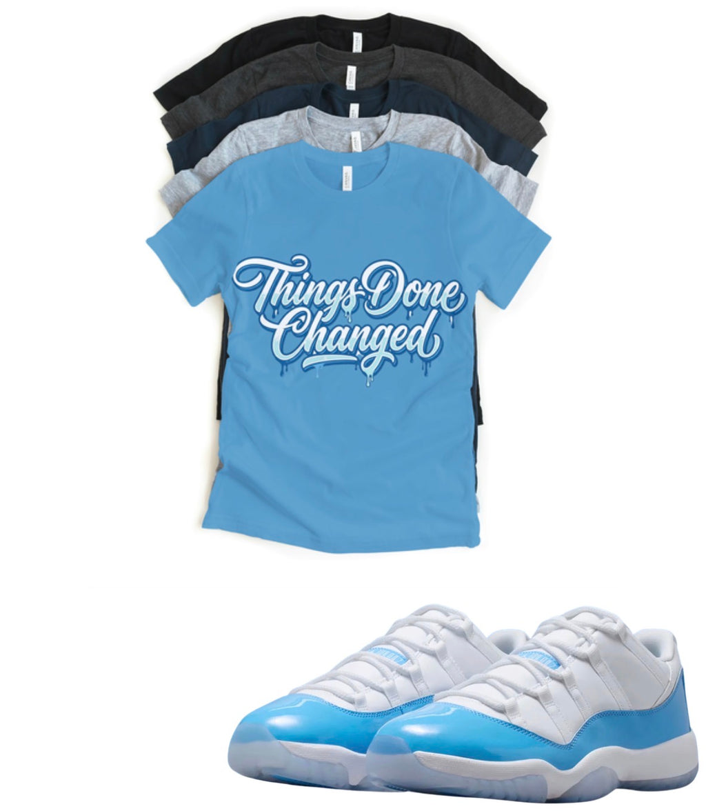 Retro 11 Lo Things Done Changed Unisex T-Shirt – Statement Streetwear Graphic Tee