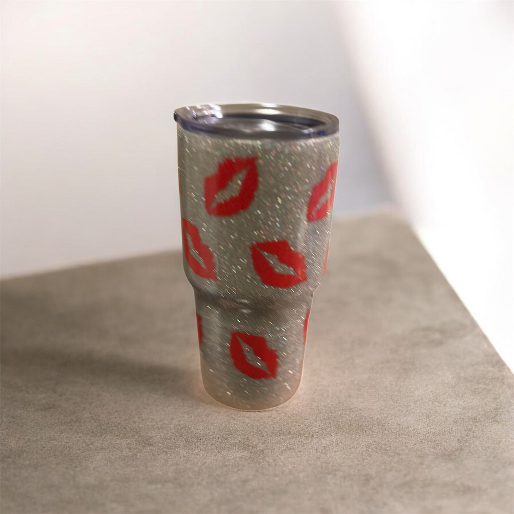 Lipstick and Hustle Tumbler
