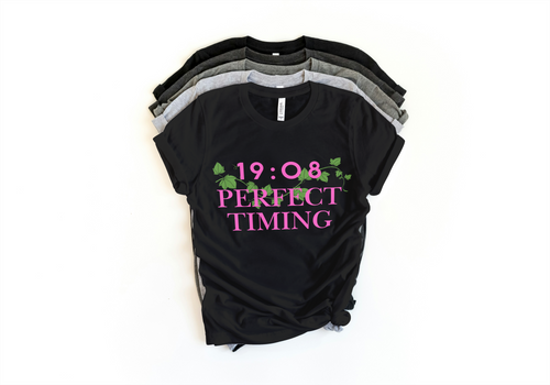 AKA-inspired “Perfect Timing” t-shirt