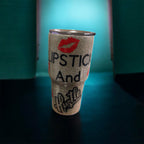 Lipstick and Hustle Tumbler