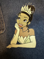 Princess and the Frog Denim Coveralls Dress – Personalized with Your Child’s Name