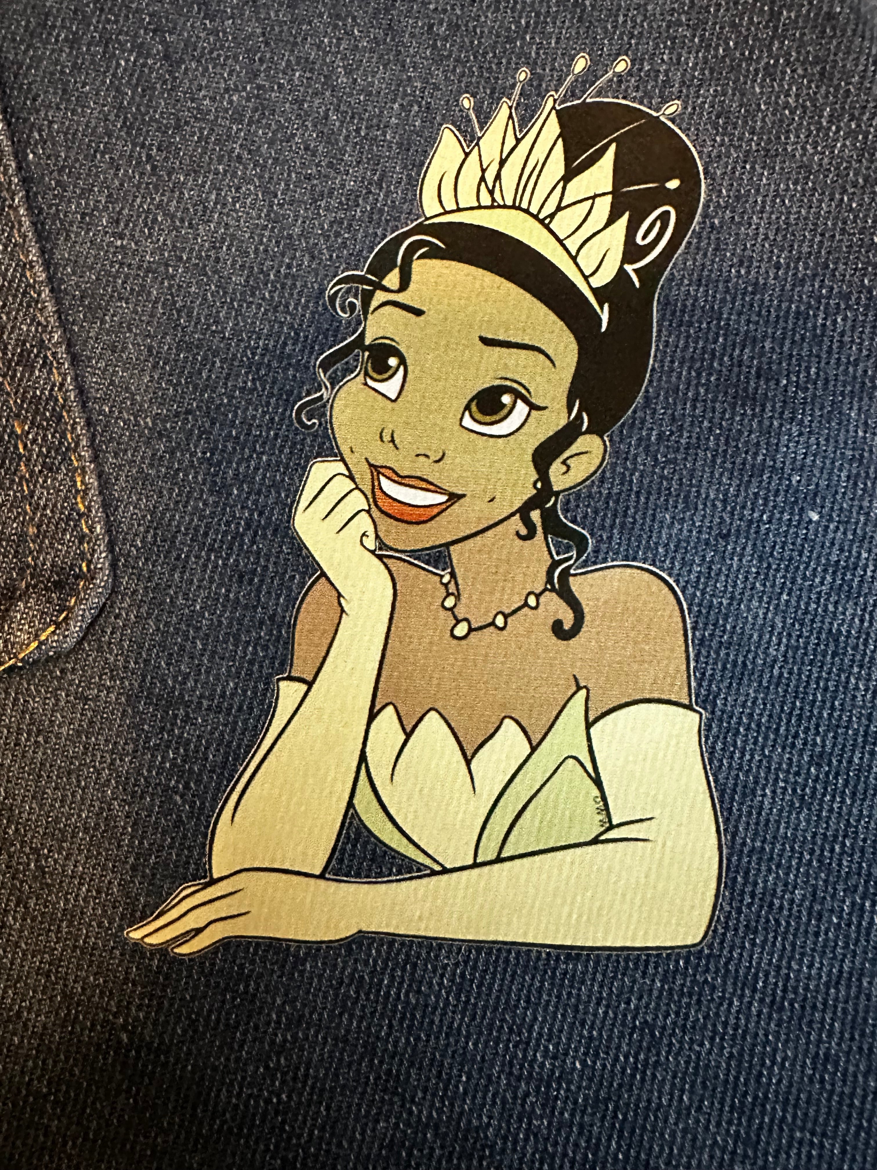 Princess and the Frog Denim Coveralls Dress – Personalized with Your Child’s Name