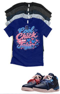 Sports Renaissance OG Jordan 3 Cool chick matching T-shirt sneaker head match tee