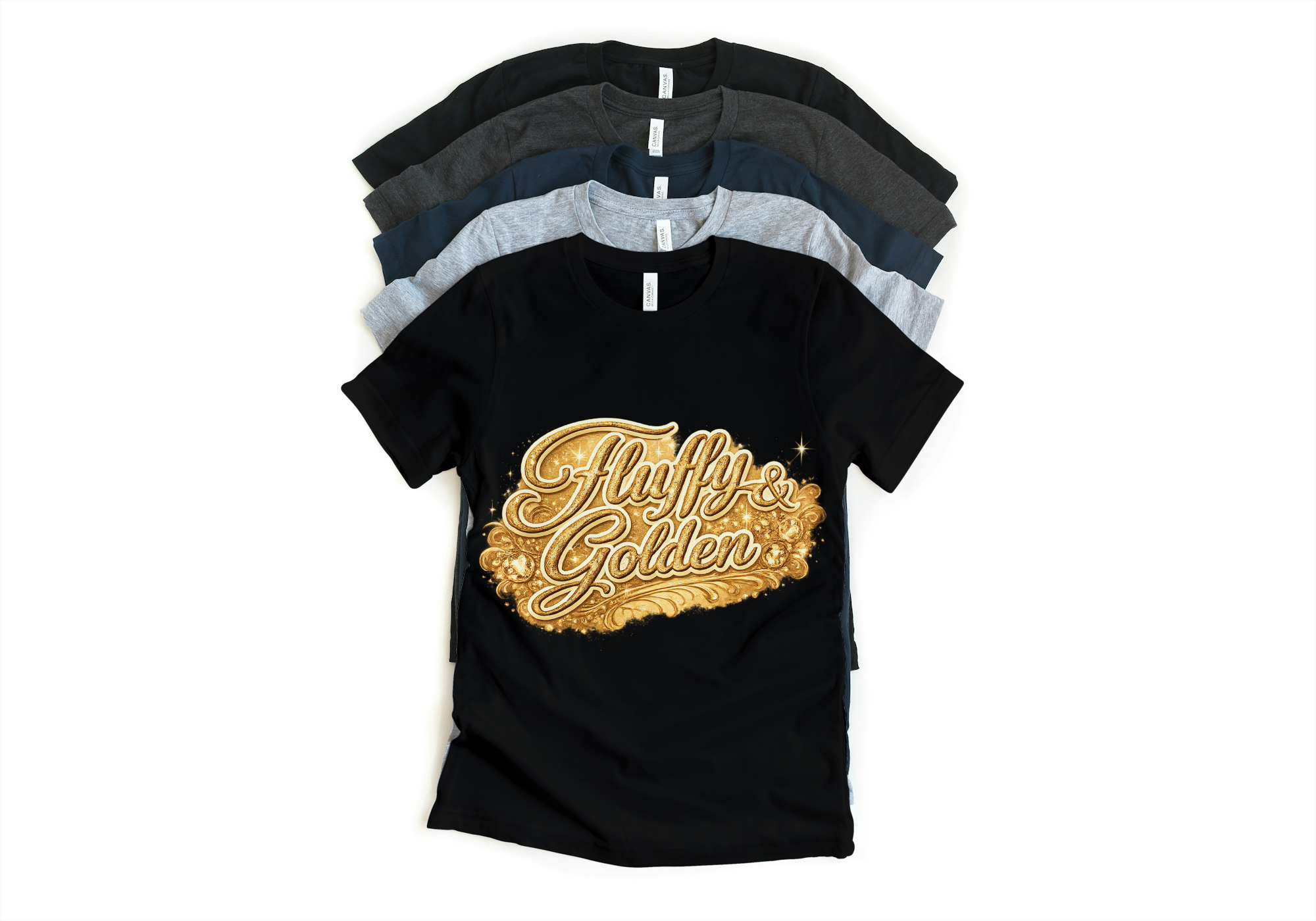 Fluffy and Golden Graphic T-Shirt