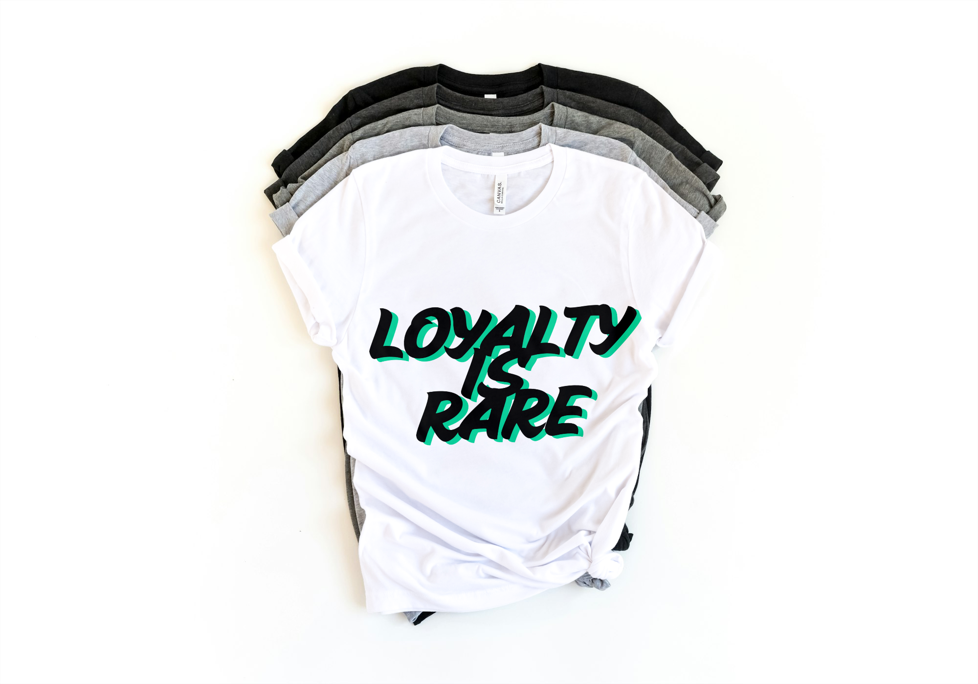 Loyalty is Rare Tee - Trust & Loyalty Motivation Shirt | Lavish Crafts