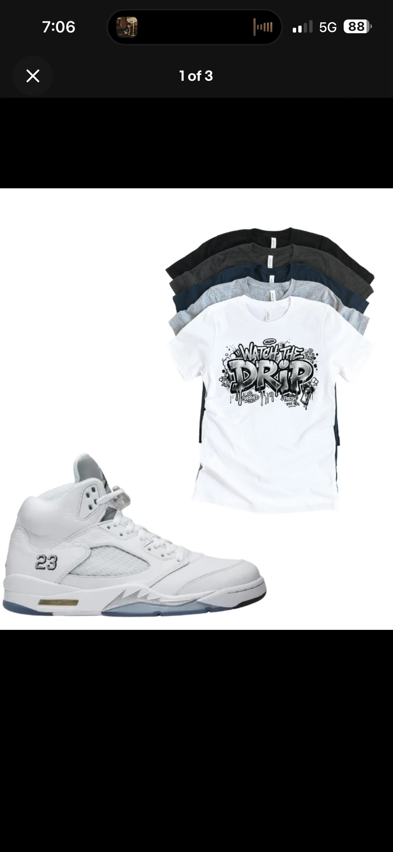 Retro 5 Watch the Drip T-Shirt – Streetwear Graphic Tee | Urban Fashion Statement