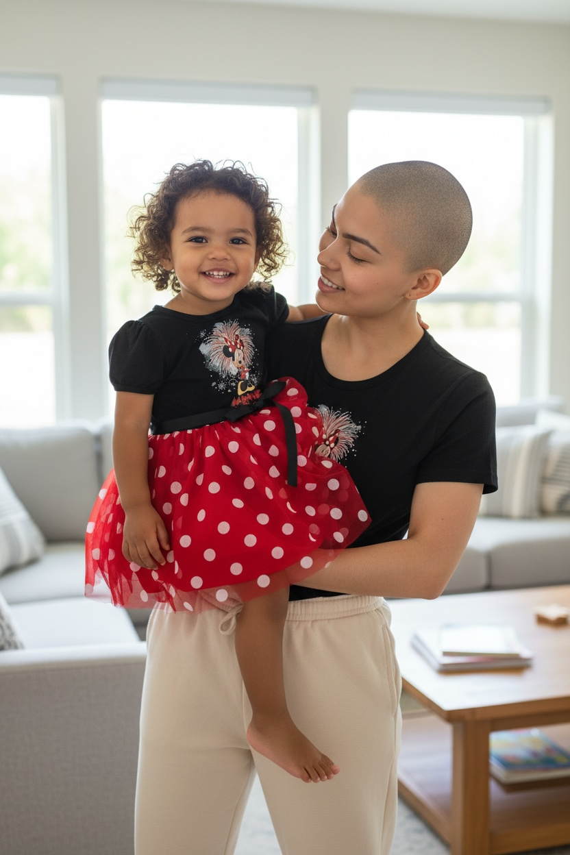 Minnie Mouse–Inspired Toddler Customized Tutu Dress