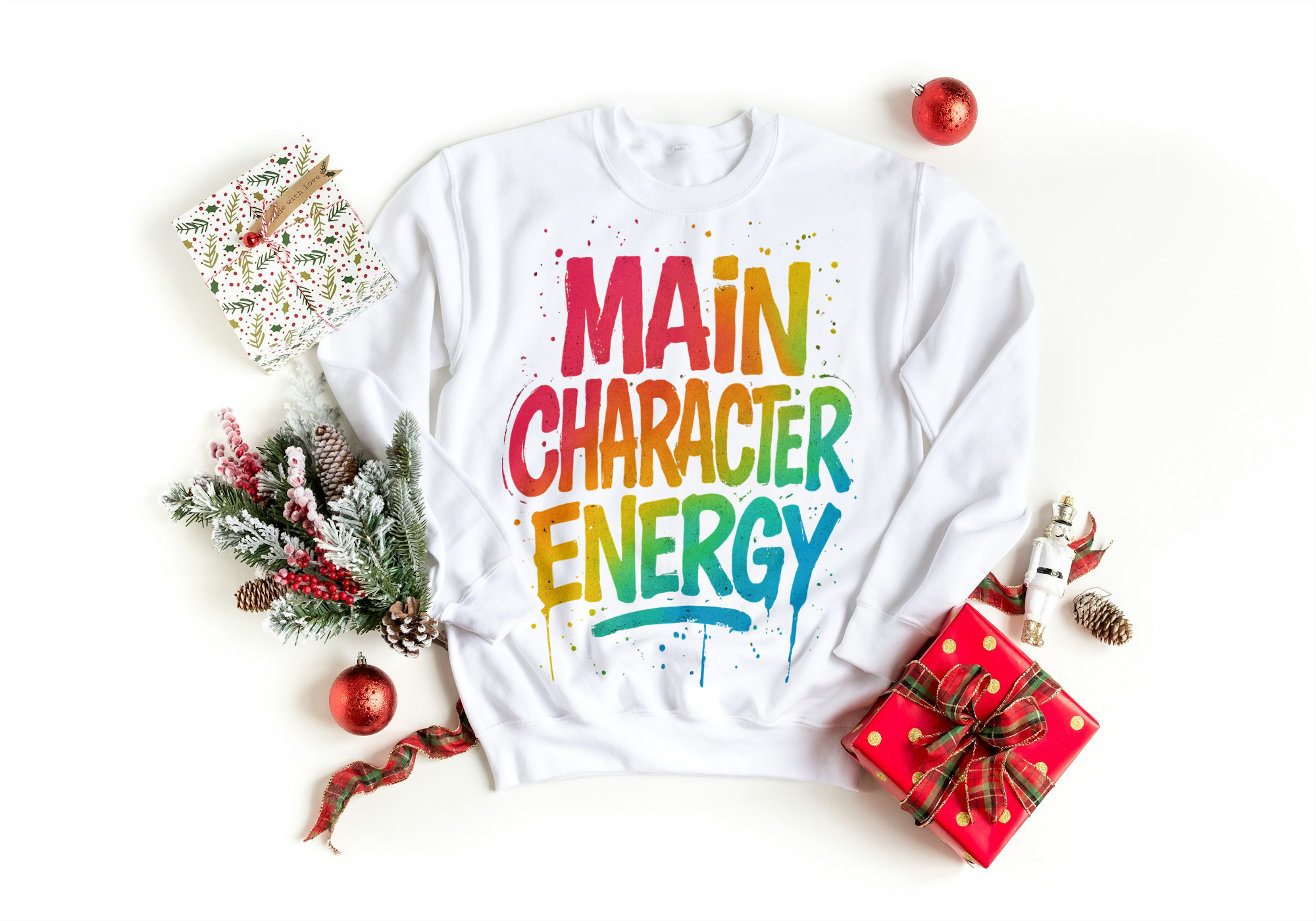 Main Character Energy Sweatshirt - Confidence & Empowerment | Lavish Crafts