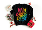 Main Character Energy Sweatshirt - Confidence & Empowerment | Lavish Crafts