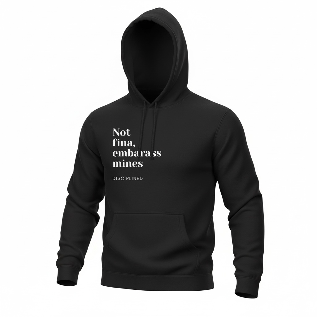 Not fina embarrass mines hoodie