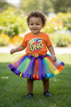 UNO Toddler Tutu Outfit Set – Birthday, Easter, Memorial Day & Game Party Outfit