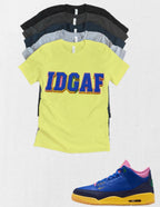 Brazil IDGAF Retro OG Jordan 3 matching T-shirt Brand New sneaker head match tee