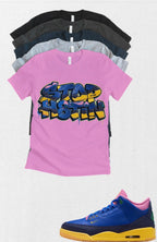 Brazil Retro OG Jordan 3 Can't Stop Hatin matching T-shirt Brand New sneaker head match tee (Copy)