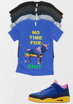 Brazil No Time Retro OG Jordan 3 matching T-shirt Brand New sneaker head match tee