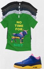 Brazil No Time Retro OG Jordan 3 matching T-shirt Brand New sneaker head match tee