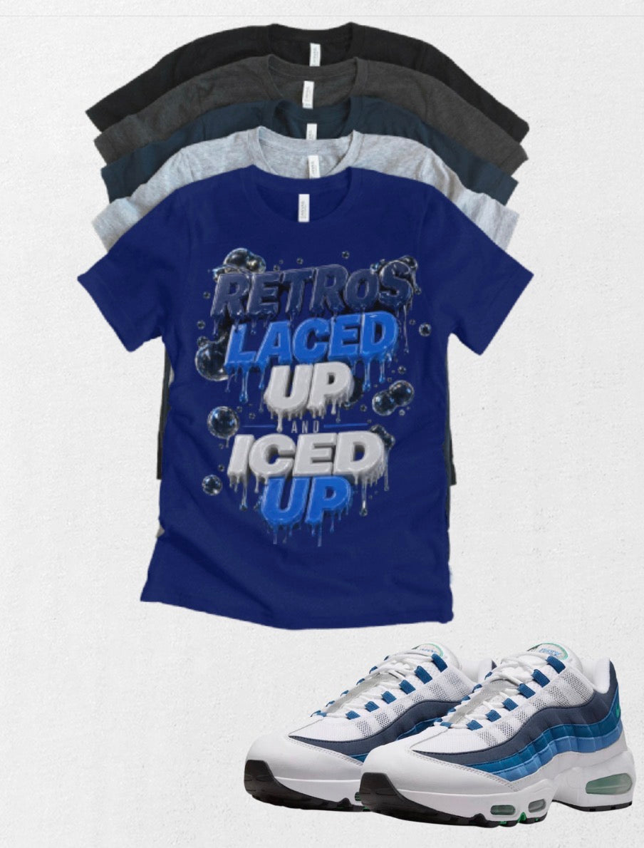 Air Max BB 95 Slate Retro Laced Matching T-Shirt – Unisex Sneaker Tee