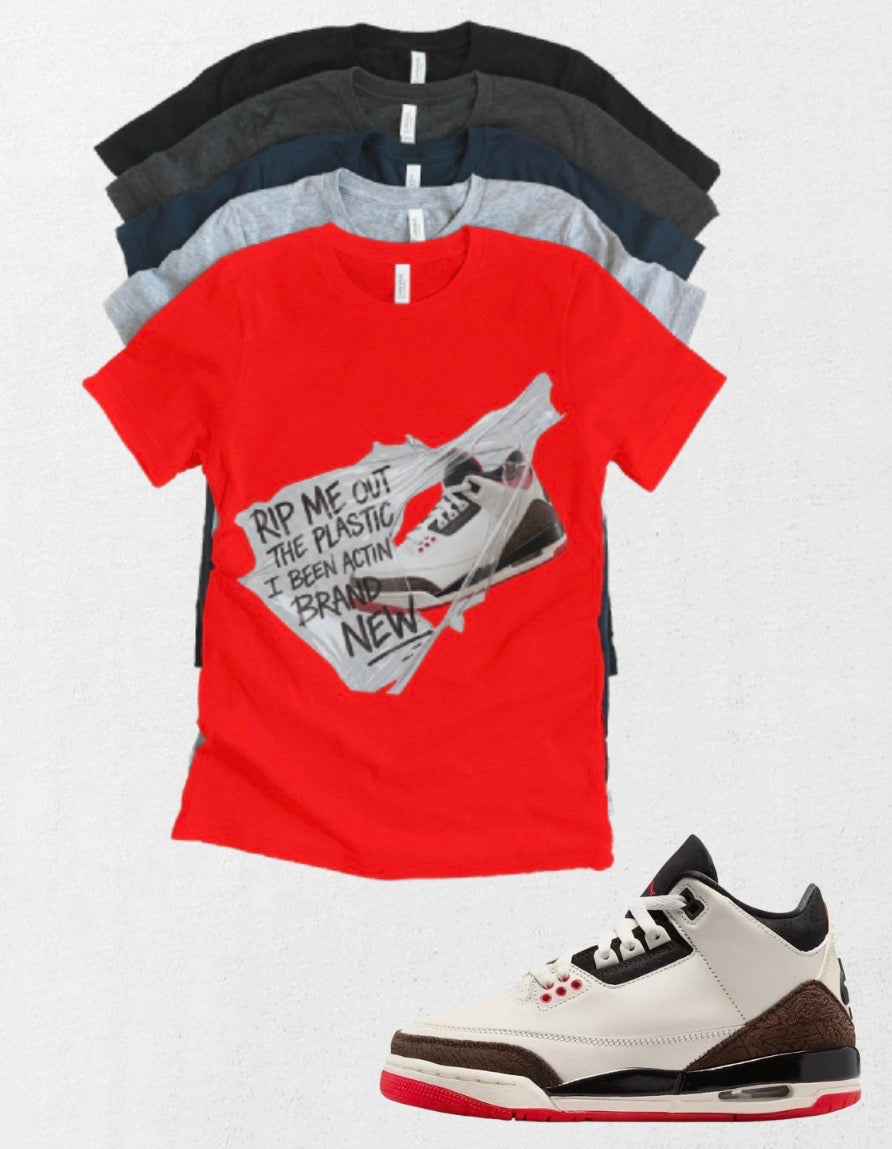Worlds Best Dad Retro OG Jordan 3 matching T-shirt Brand New sneaker match tee