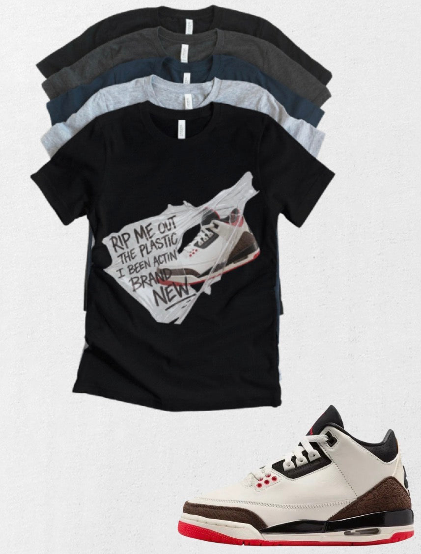 Worlds Best Dad Retro OG Jordan 3 matching T-shirt Brand New sneaker match tee