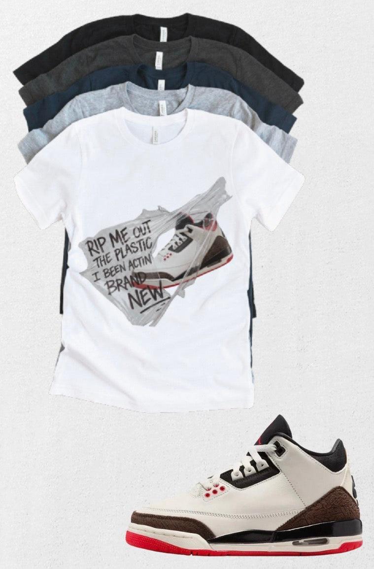 Worlds Best Dad Retro OG Jordan 3 matching T-shirt Brand New sneaker match tee