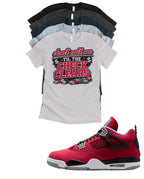 Jordan 4 Toro Bravo Don't Call me matching T-shirt sneaker head tee