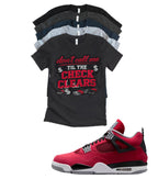 Jordan 4 Toro Bravo Don't Call me matching T-shirt sneaker head tee
