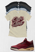Jordan 3 BIN 23 Cash over Clout Bull matching T-shirt sneaker head tee