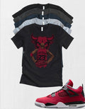 Jordan 4 Toro Bravo matching T-shirt sneaker head tee