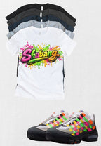 Shebang Big Bubble Max 95 Woven Multi-colorway T-Shirt – Unisex Sneaker Tee