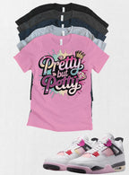 Retro 4 Comic Pretty and Petty T-Shirt – Streetwear Graphic Tee | Urban Fashion Statement