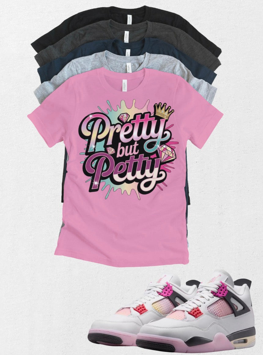 Retro 4 Comic Pretty and Petty T-Shirt – Streetwear Graphic Tee | Urban Fashion Statement