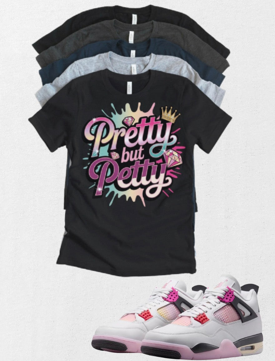 Retro 4 Comic Pretty and Petty T-Shirt – Streetwear Graphic Tee | Urban Fashion Statement