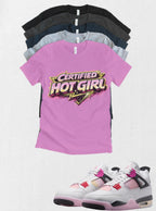 Retro 4 Comic Certified Hot Girl T-Shirt – Streetwear Graphic Tee | Urban Fashion Statement