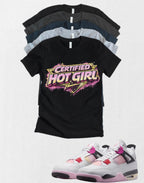 Retro 4 Comic Certified Hot Girl T-Shirt – Streetwear Graphic Tee | Urban Fashion Statement