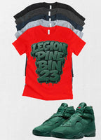 Custom Printed Shirt To Match Retro Jordan 8 BIN 23 Legion Pine Sneaker Tee