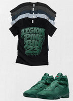 Custom Printed Shirt To Match Retro Jordan 8 BIN 23 Legion Pine Sneaker Tee