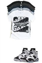 Jordan 6 Oreo Retro Game Recognize Game Em Matching T-Shirt – Black & White Grey Sneaker Match Tee – Jordan 6 Outfit Shirt – Unisex Streetwear