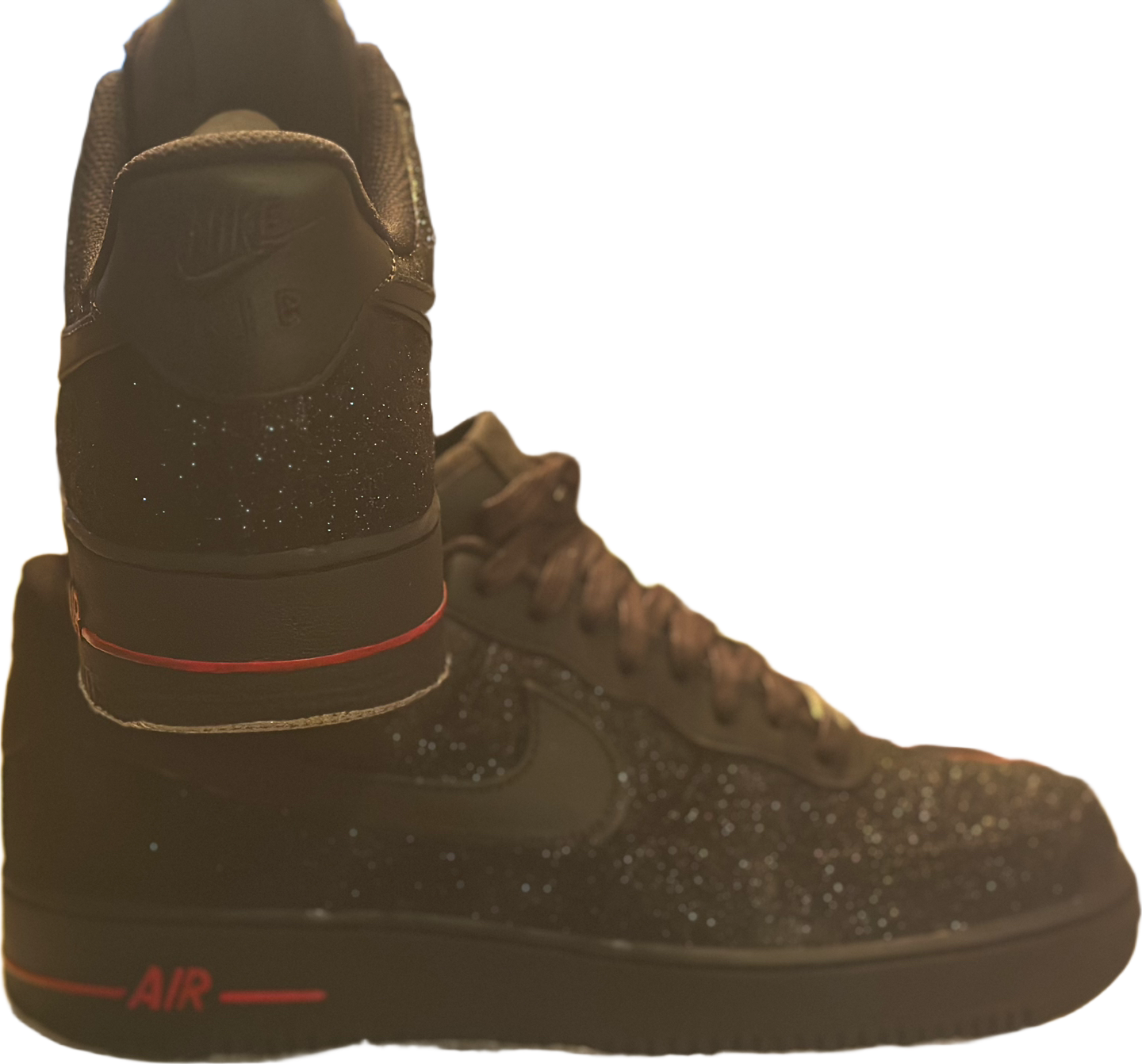 Glitter Air Force Ones