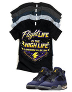 Jordan 4 Imperial Purple Flight Life Is The High Life – Lakeshow or Lay Low