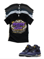 Jordan 4 Imperial Purple Haters Gon Hate – Lakeshow