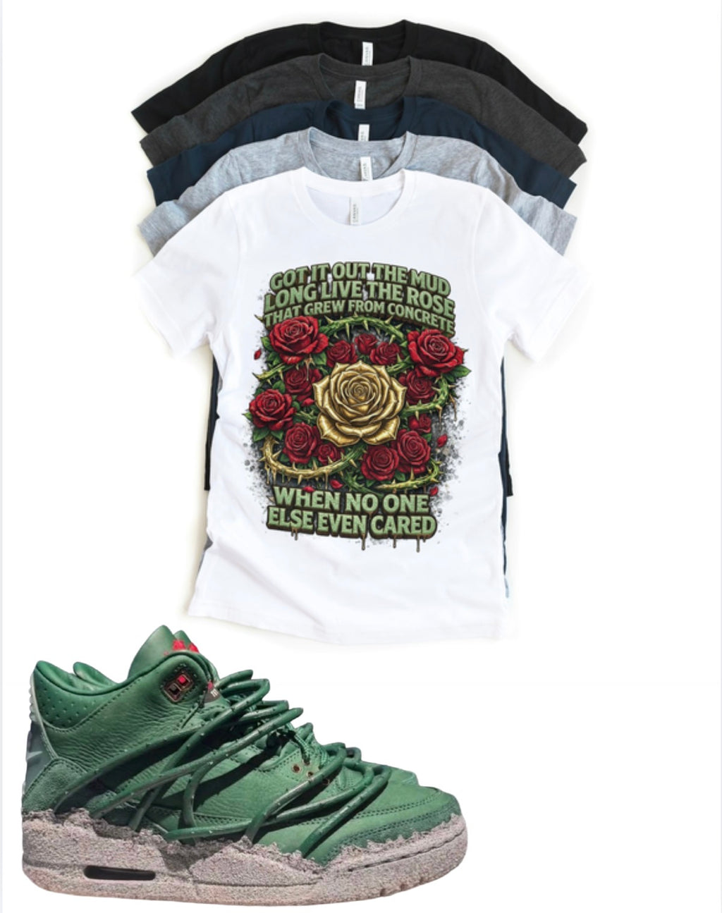 Jordan 3 Teyana Taylor No Thorns Gold Rose T-Shirt | Sneaker Match Tee