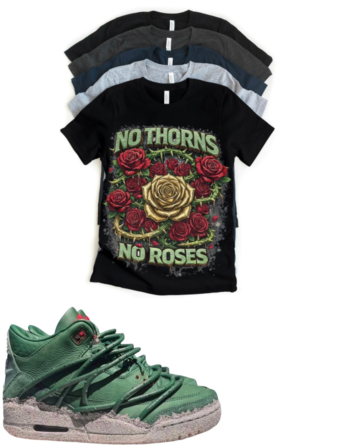 Jordan 3 Teyana Taylor No Thorns Gold Rose T-Shirt | Sneaker Match Tee