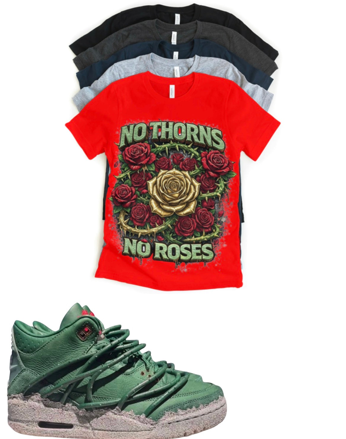 Jordan 3 Teyana Taylor No Thorns Gold Rose T-Shirt | Sneaker Match Tee