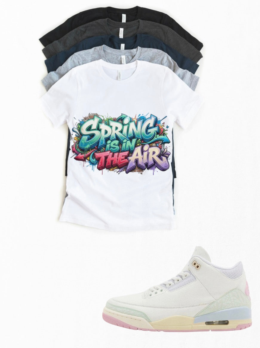 Spring Is In The Air Matching T-Shirt – Sneaker Match Tee for Jordan 3 Sneakers