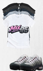 Pink Foam Air Max 95 Blended Custom Matching T-Shirt – Sneaker Match Tee – Streetwear Graphic Shirt – Unisex Fit