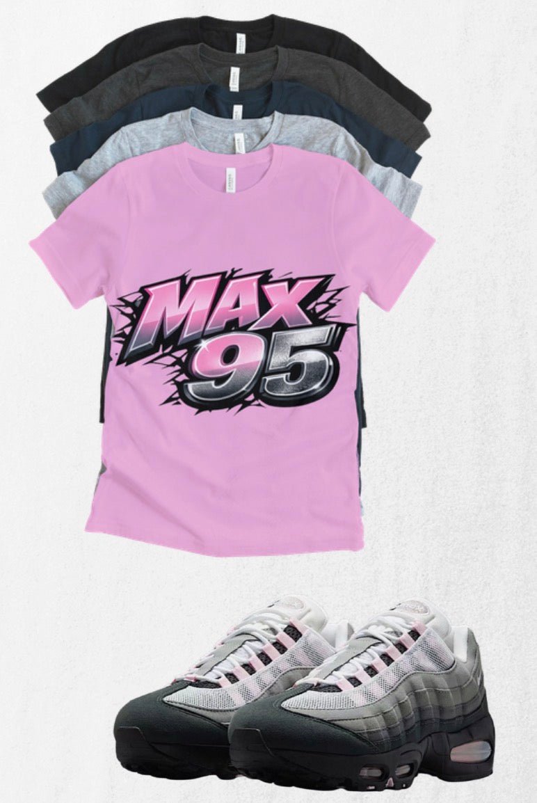 Air Max 95 Matching T-Shirt – Custom Sneaker Match Tee –Razor  95 Outfit Shirt – Unisex Streetwear
