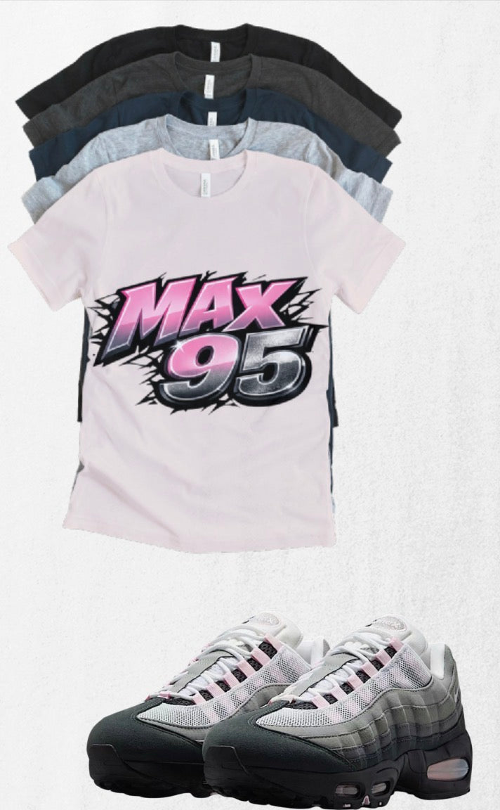 Air Max 95 Matching T-Shirt – Custom Sneaker Match Tee –Razor  95 Outfit Shirt – Unisex Streetwear