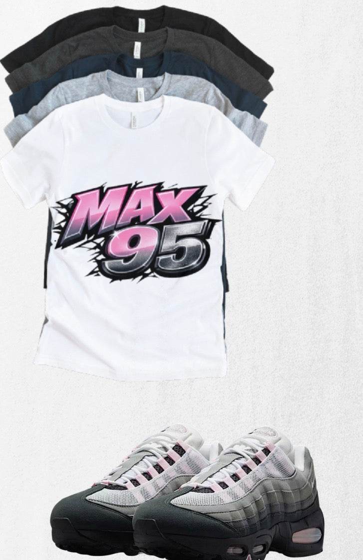 Air Max 95 Matching T-Shirt – Custom Sneaker Match Tee –Razor  95 Outfit Shirt – Unisex Streetwear