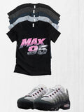 Air Max 95 Matching T-Shirt – Custom Sneaker Match Tee –Razor  95 Outfit Shirt – Unisex Streetwear