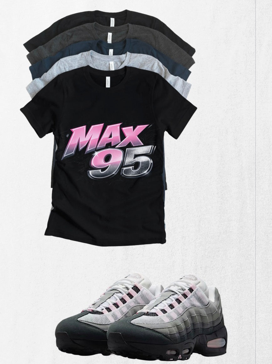 Air Max 95 Matching T-Shirt – Custom Sneaker Match Tee –Razor  95 Outfit Shirt – Unisex Streetwear
